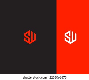 SW, WS Letter Logo Vector Template Abstract Monogram Symbol . Usable for Business sport, technology, fashion, digital And future creative logo