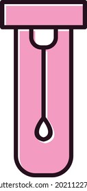 Diseño de iconos de vectores rellenos de Swab