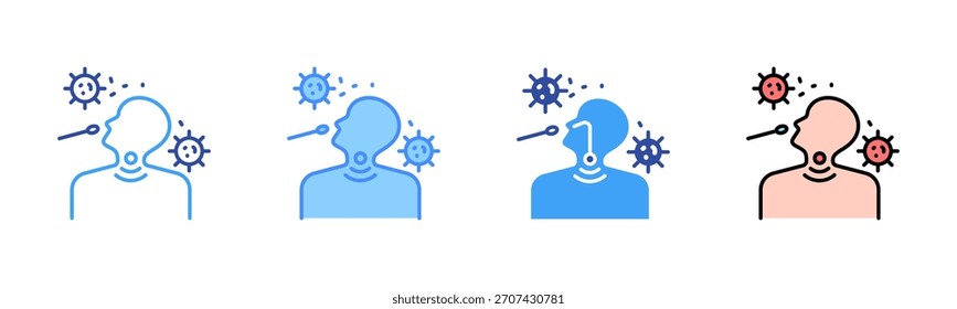 Icono del hisopo, sistema multi del icono de los estilos