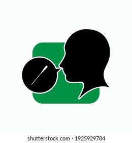 Swab Test Icon. Laboratory Analysis Symbol - Vector.
