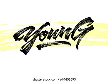 Swag Lettering Young
