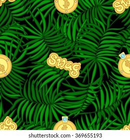 Swag pattern. Vector illustration