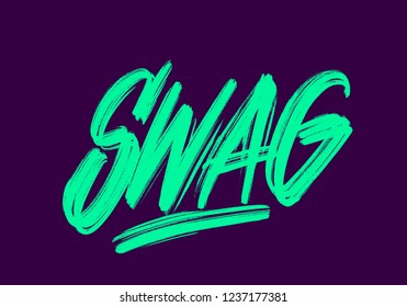 SWAG. Vector lettering.