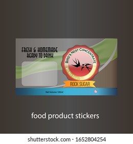 swallow bird drink label stickers for product packaging bottles, boxes and so on
