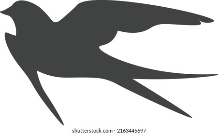 Swallow Bird Icon. Swallow Icon. Kestrel 