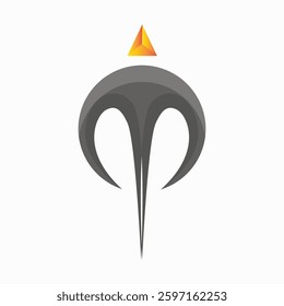 Swallow bird letter M logo vector icon illustration design