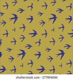 swallow bird pattern