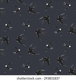 swallow bird pattern