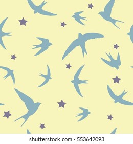 swallow bird vector illustration