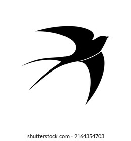 swallow bird vector logo template