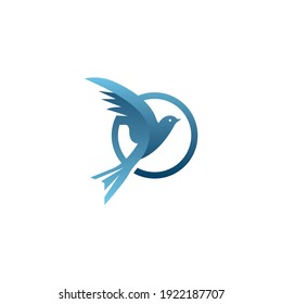 Como logotipo de aves tragables