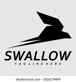 SWALLOW DESIGN LOGO ICON VECTOR