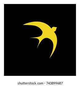 swallow icon vector