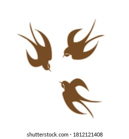 swallow icon vector design illustration