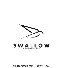 diseño de la plantilla de ilustración del vector de iconos de swallow