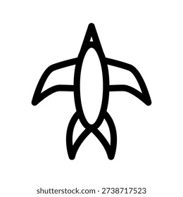 Swallow Icon Vector Symbol Design Illustration