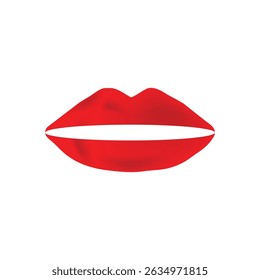 swallow lips vector illustration image of the lips is very nice, elegant and beautiful