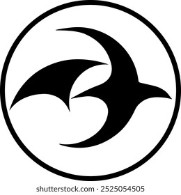 swallow logo design vector for swallow company