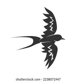 Swallow logo template Icon Illustration Brand Identity