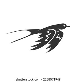 Swallow logo template Icon Illustration Brand Identity
