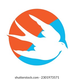 plantilla de diseño de ilustración vectorial de logotipo de deglución.