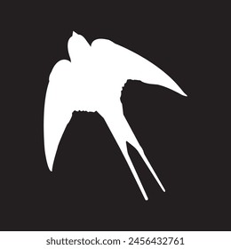 Plantilla de diseño de Ilustración vectorial de logo Swallow.