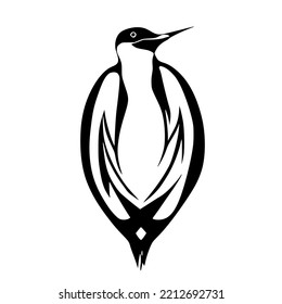 Swallow Samoan Tribal Tattoo Design Vector