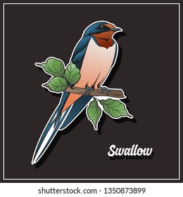 Swallow Tattoo Design 