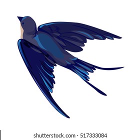 ツバメのベクター画像 ベクターイラスト 鳥 飛鳥 鳥のシルエット 鳥のベクター画像 のベクター画像素材 ロイヤリティフリー Shutterstock
