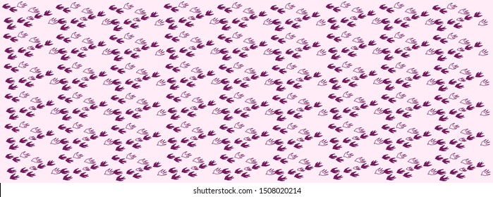 Swallows background seamless texture. Vector Illustration.