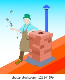  Swallows and Chimney Sweep