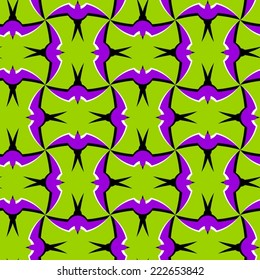 Swallows (motion illusion). Seamless pattern.