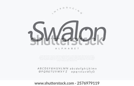 Swalon handwrite font Calligraphy Logotype Script Brush Font Type Font lettering handwritten