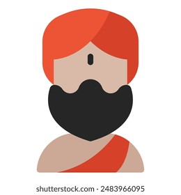Swami icon for web, app, infographic, etc