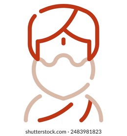 Swami icon for web, app, infographic, etc