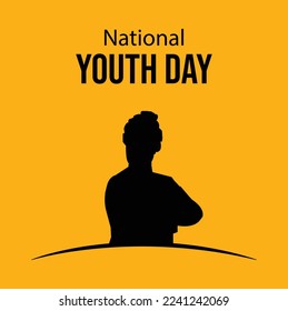 Swami Vivekanand National Youth Day 12 January Vector Design