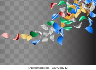 Swamp Color Falling Vector Black Transparent Background Branch. Spring Leaf Border. Silver Foliage Fly Illustration. Leaves Tree Template.