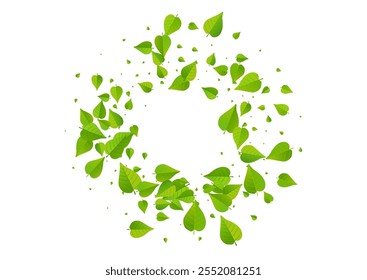 Swamp Foliage Spring Vector White Background Pattern. Motion Leaf Design. Mint Greens Tea Plant. Leaves Abstract Backdrop.