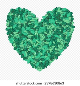 Folleto de fondo transparente del vector ecológico Swamp Green. Papel tapiz de hojas de herbolario. Pancarta de caída de hojas forestales. Afiche De Foliage Wind.