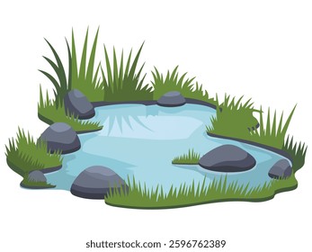 Swamp icon isolated vector illustration on white background