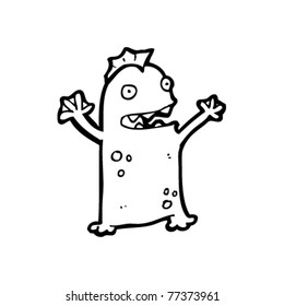 swamp monster cartoon