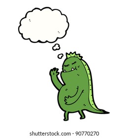 Sumpf-Monster-Cartoon