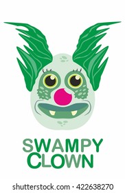 Swampy Clown vector illustration