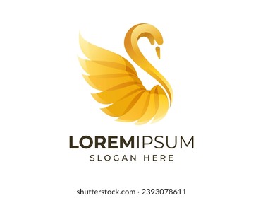 Diseño del logotipo de meditación del Swan Beauty Spa