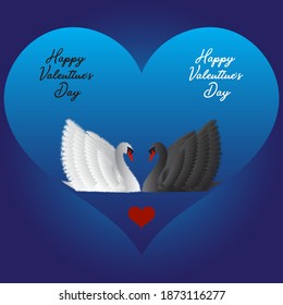 vectores de corazón azul swa rojo