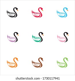 Swan with body diferent model and color