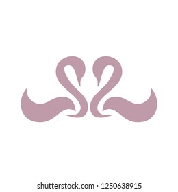 swan couple icon
