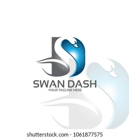 swan d logo tempate