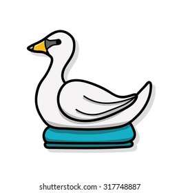 swan doodle