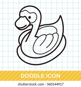 swan doodle